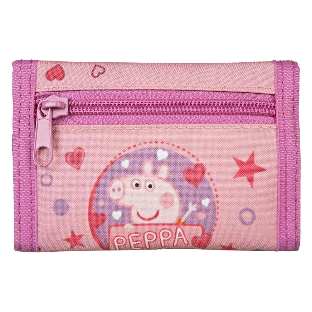 Portafoglio Peppa Pig sotto copertura