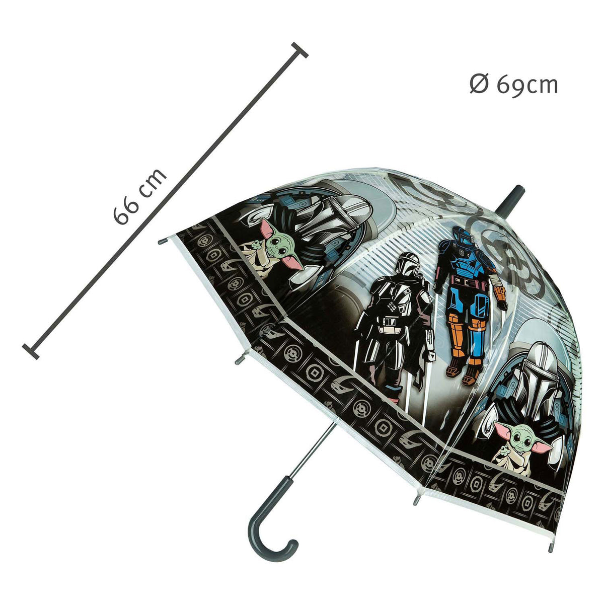 Ombrello per bambini di Star Wars Undercover - ombrello colorato per bambini.