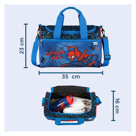 Borsa sportiva sotto copertura di Spider-Man