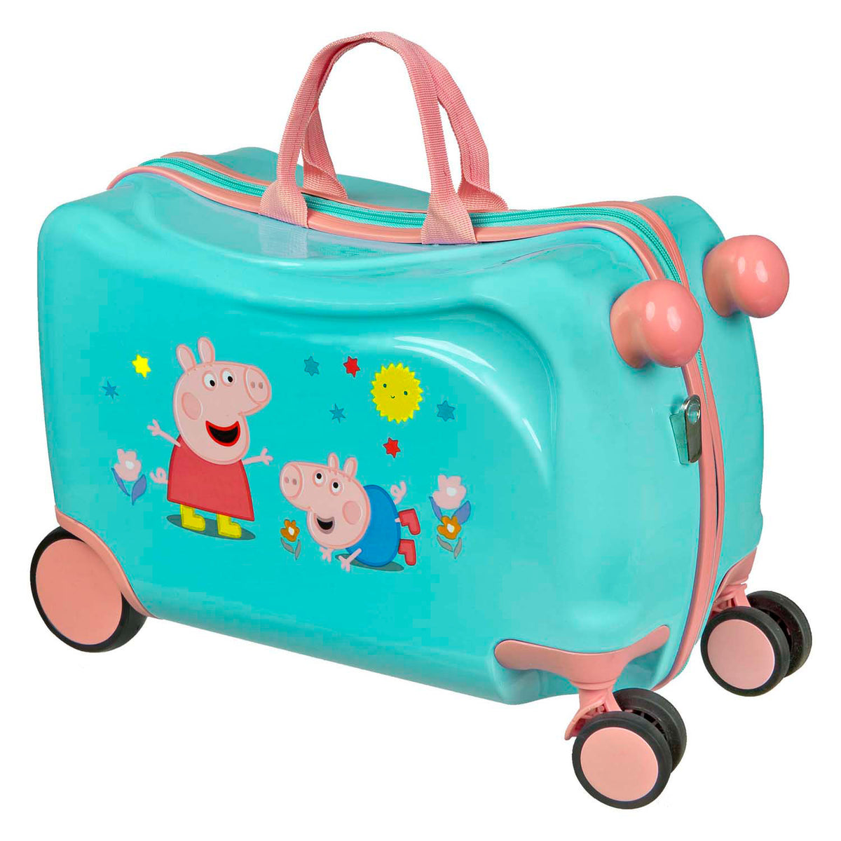 Trolley sotto copertura cavalcabile Peppa Pig