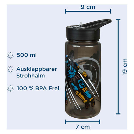 Serie Undercover Star Wars - borraccia - 500 ml - mandalorian - per bambini