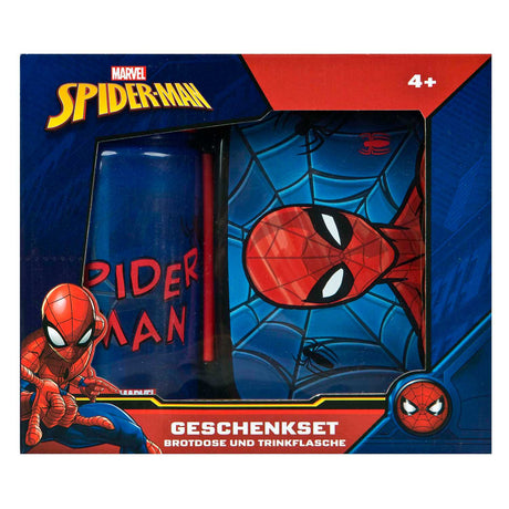 Portapranzo sotto copertura e borraccia di Spiderman
