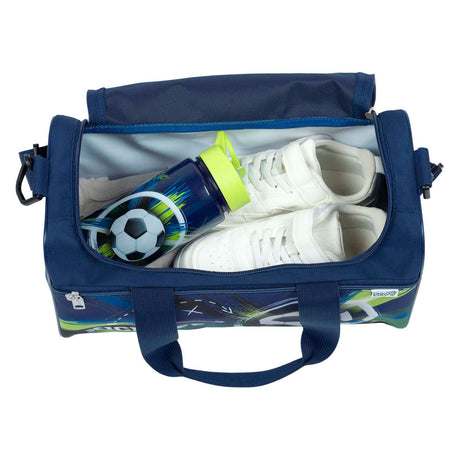 Borsa sportiva da calcio sotto copertura