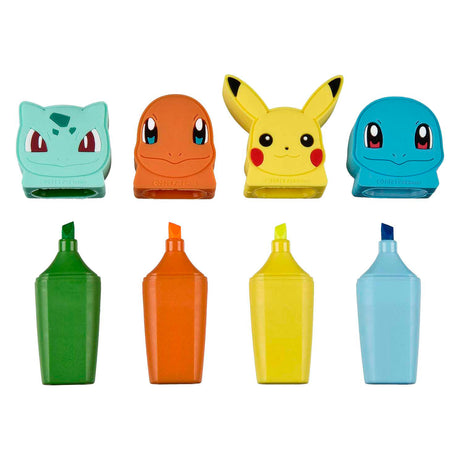 Mini evidenziatori Pokemon Undercover - 4 pz.