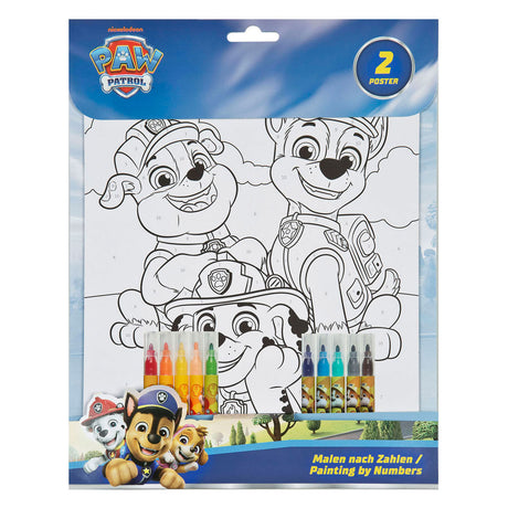 Colore sotto copertura per numero impostato Paw Patrol