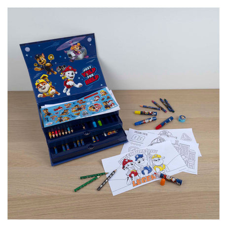 Astuccio da colorare Paw Patrol - 44 pz.