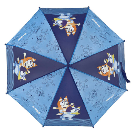 Ombrello sotto copertura blu