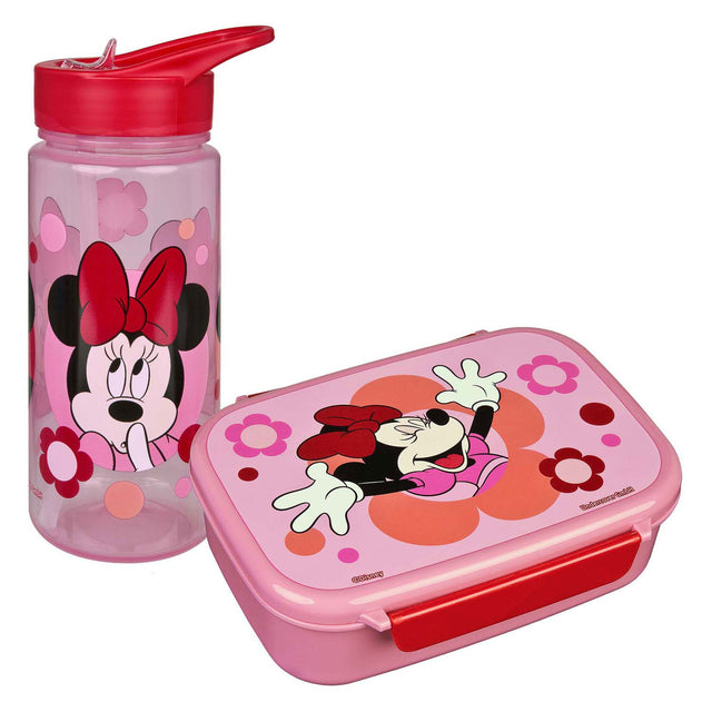Set portapranzo e bicchieri sotto copertura Minnie Mouse