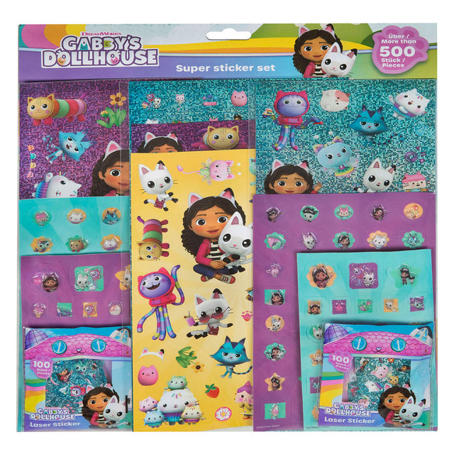 Undercover super sticker set gabby's poppenhuis