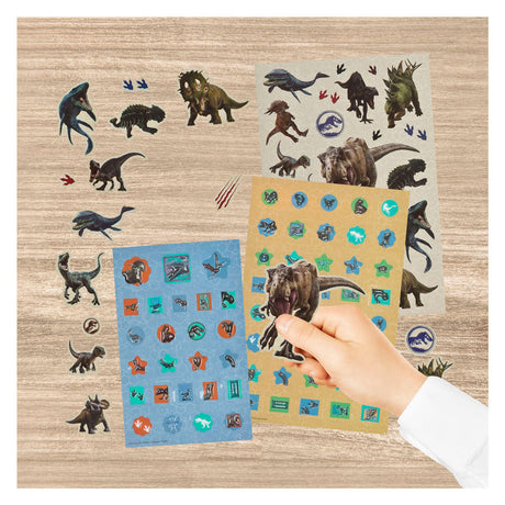 Undercover super sticker set jurassic world