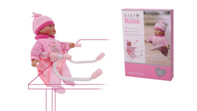 Johntoy sedia da tavolo john toy baby rose (adatta per bambole di 35-45 cm)