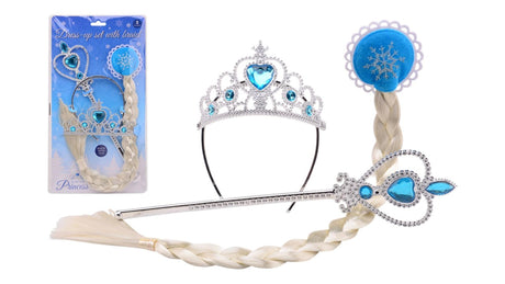 Fermaglio per capelli John Toy Ice Princess con accessori su cartoncino