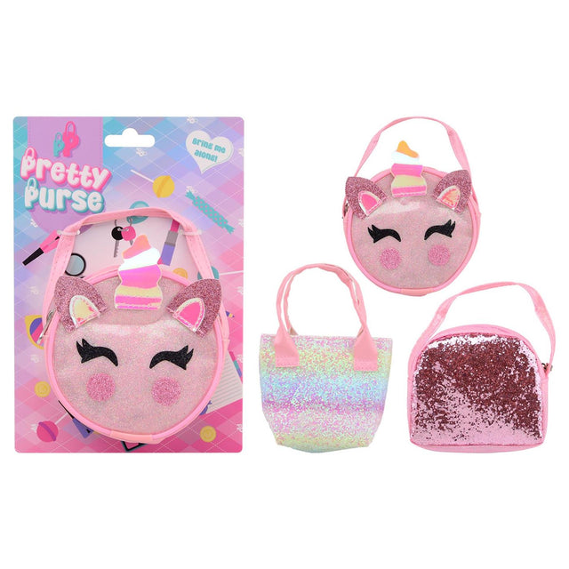 Fantastica borsa glamour Johntoy 3 assortiti