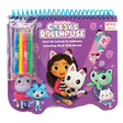 Blocco da colorare della casa delle bambole di Toyland Gabby con pennarelli e stencil