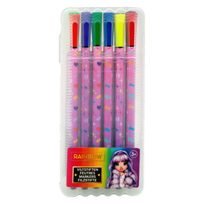Pennarelli alti arcobaleno Toyland, 6 pz.
