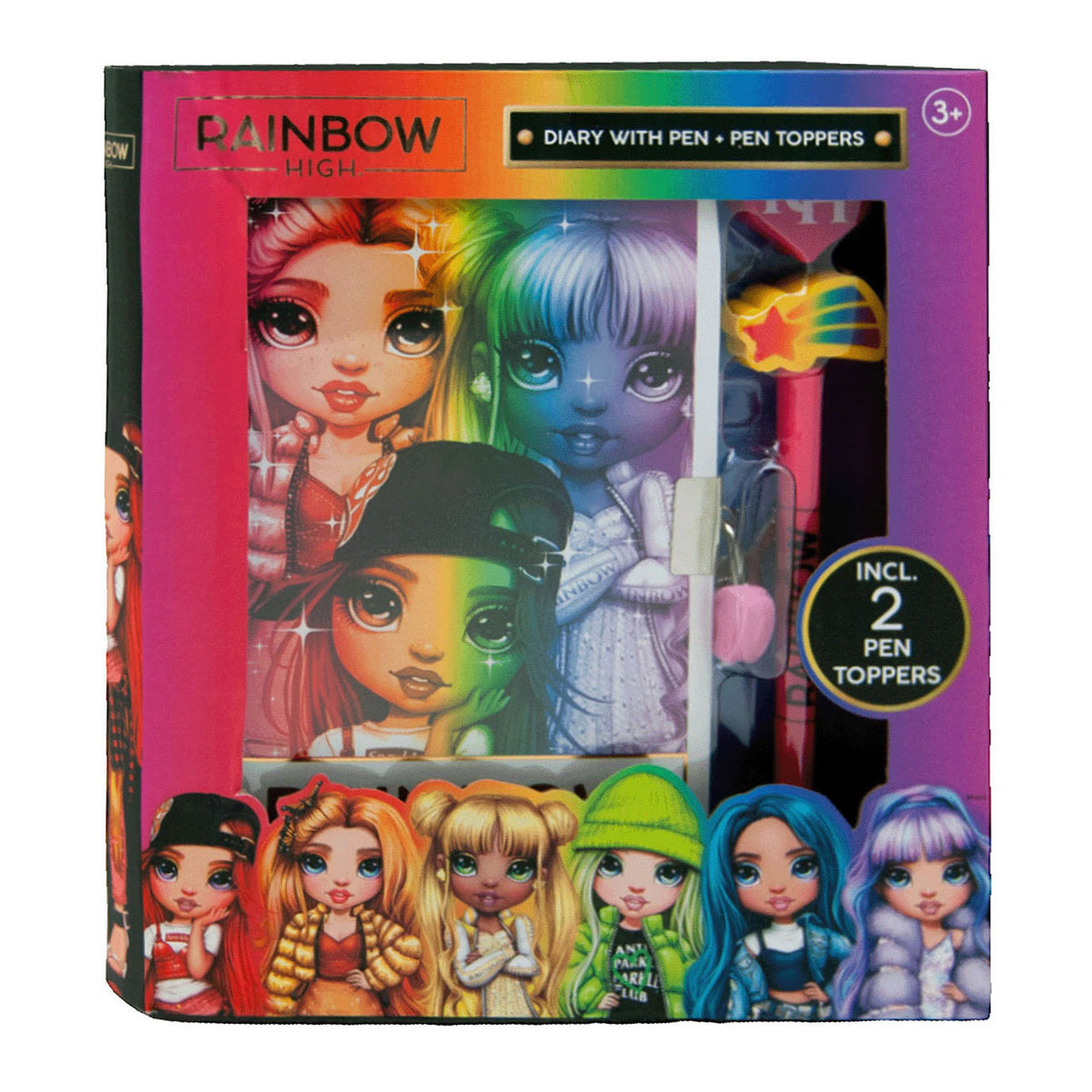 Diario arcobaleno con penne Toyland