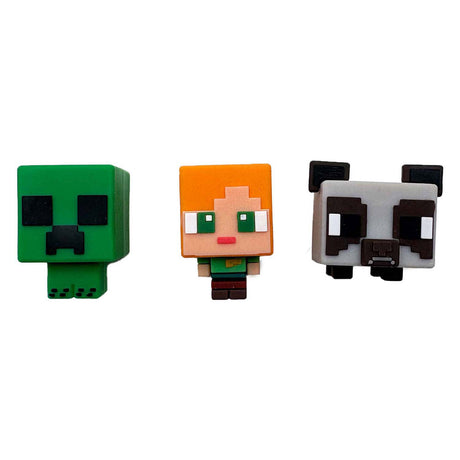 Gomme da cancellare 3D Toy Land Minecraft, 3 parti.