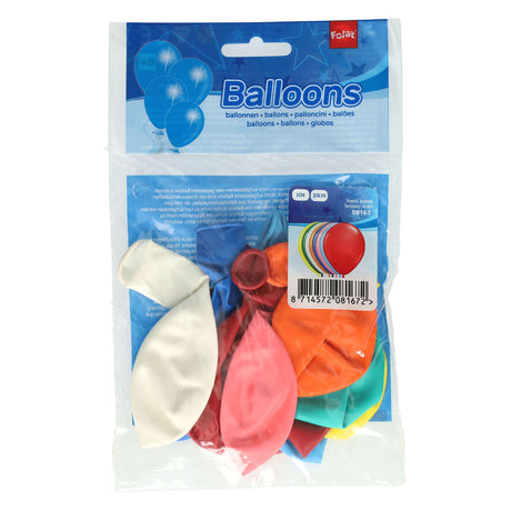 Palloncini colorati Folat bv - 10 palloncini