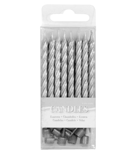 FOLAT BV Silver Candles, 16st.
