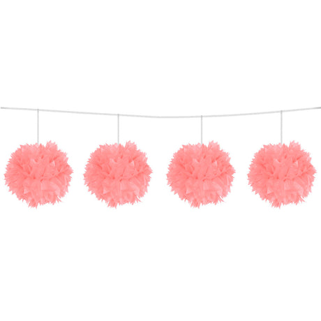 Ghirlanda di pompon rosa Folat bv