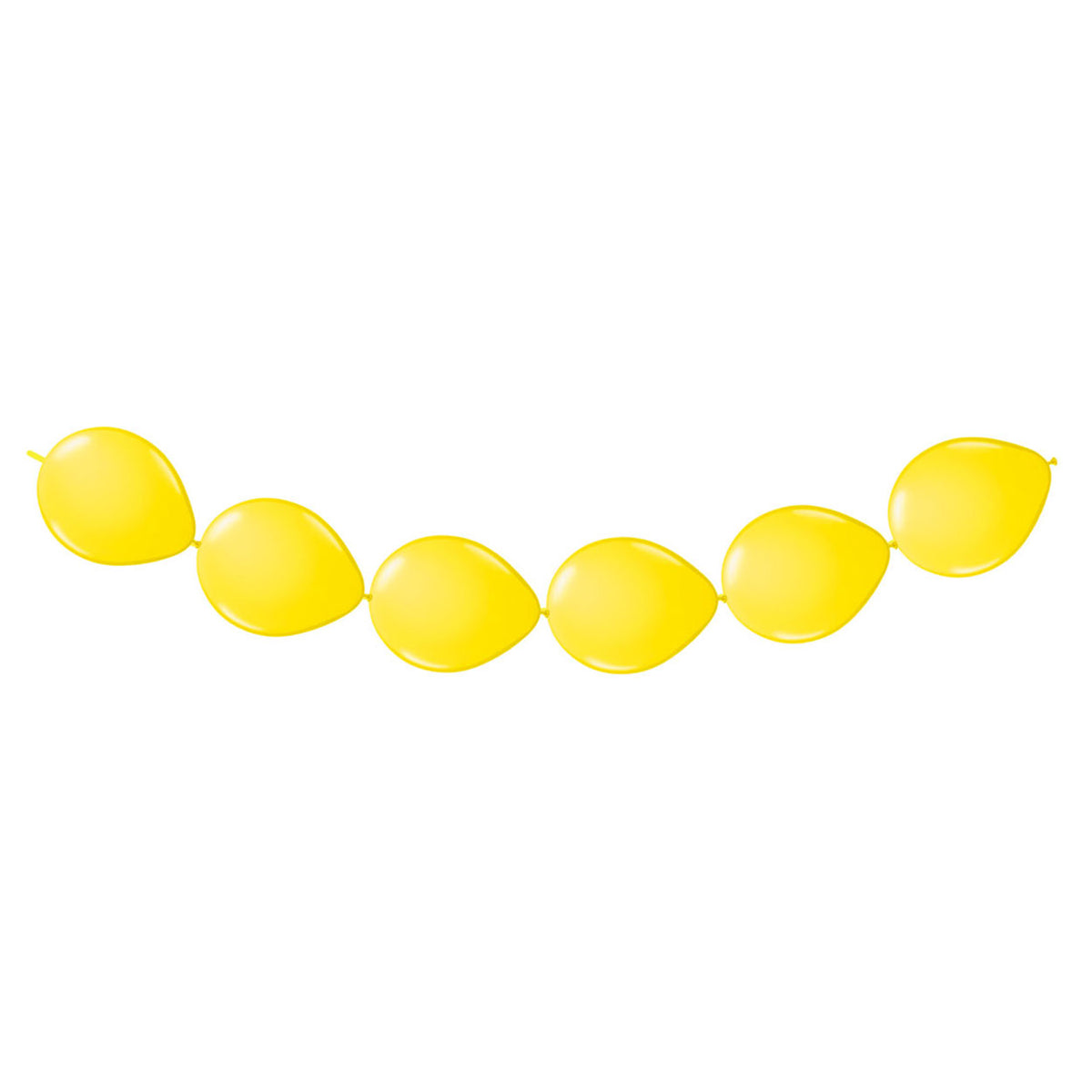 Palloncini con bottone giallo Folat bv, 8 pz.