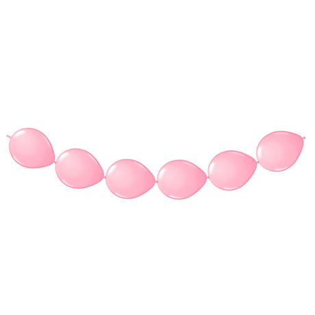 Palloncini con bottoni Folat bv rosa, 8 pz.