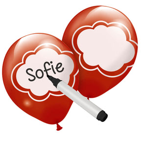 Palloncini scrivibili colorati Folat bv, 6 pz.