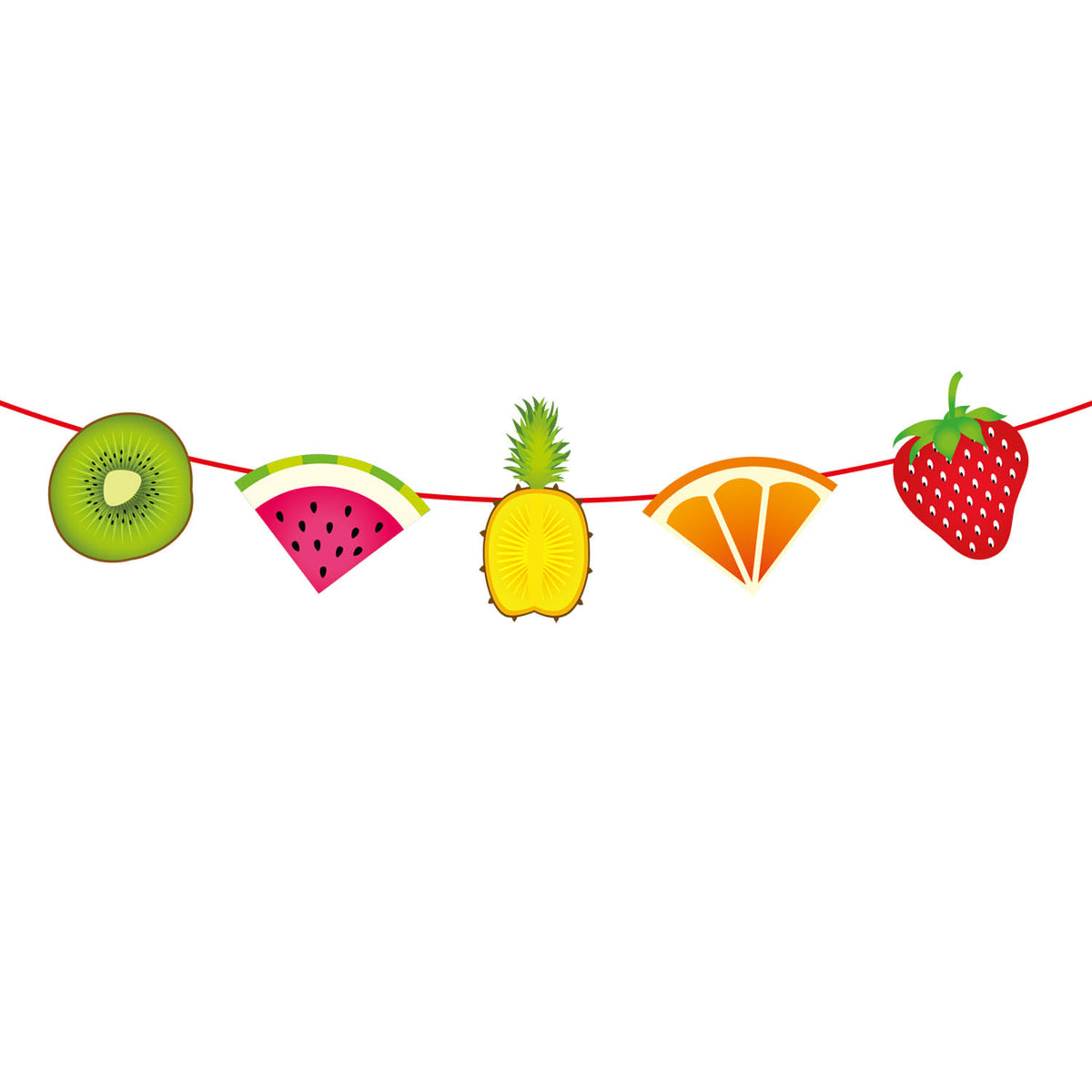 Folat bv ghirlanda di frutta tropicale, 6 mtr.