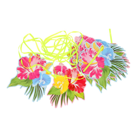 Folat bv ghirlanda di fiori tropicali, 6 metri.