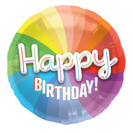 Folat bv Palloncino foil 3D 'buon compleanno', 56 cm