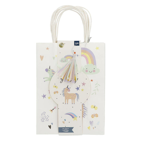 Folat bv sacchetti dispenser unicorni arcobaleni, 6 pz.