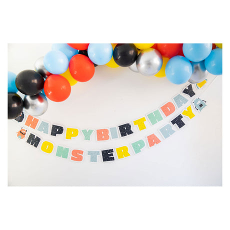 Folat bv lettera ghirlanda monster bash, 2 pz.