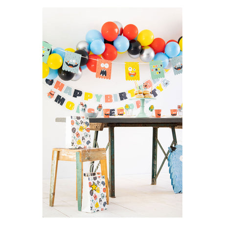 Folat bv lettera ghirlanda monster bash, 2 pz.
