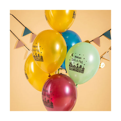 Palloncini Folat bv benvenuto San Pietro, 6 pz.