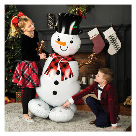 Folat bv airloonz sneeuwpop ballon - 88x139cm