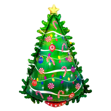 Folat bv folieballon kerstboom - 66x91cm
