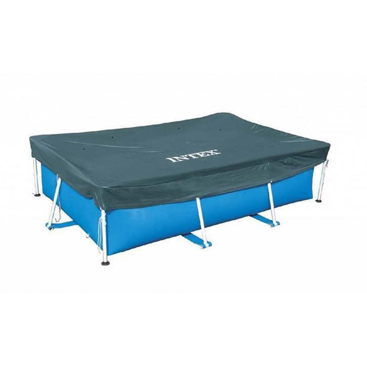 Copertura per piscina Intex per vasca rettangolare con dimensioni. Piscina con telaio 300x200 cm