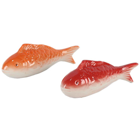 Pesce galleggiante Gerkimex 16 cm 2 tipi rosso o arancione