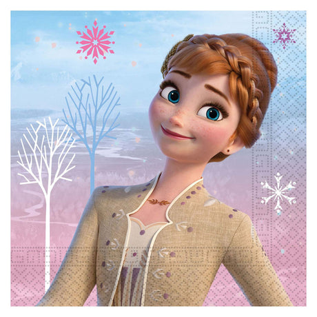 Tovaglioli di carta Globos fsc frozen 3 wind spirit, 20 pz.