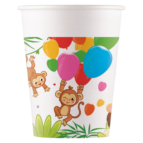Balli di carta di carta Globos FSC Jungle, 8st.