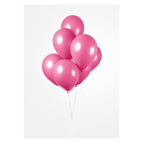 Balloon Globos Pink Hard 30 cm, 10st.