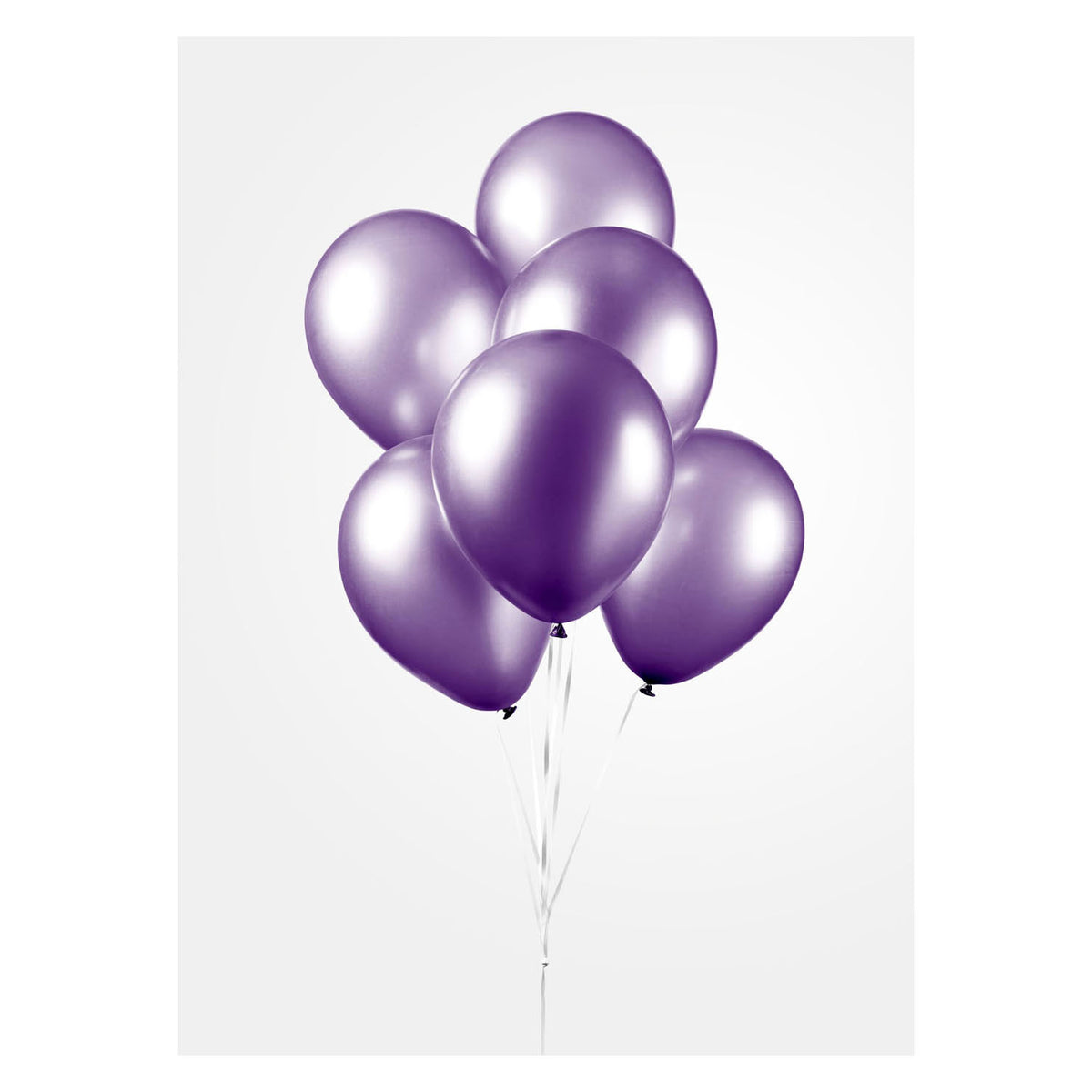 Balloon Globos Metallic Purple 30 cm, 10st.