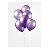 Balloon Globos Metallic Purple 30 cm, 10st.