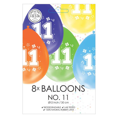 Palloncini stampati a 2 lati Figura 11, 8st.