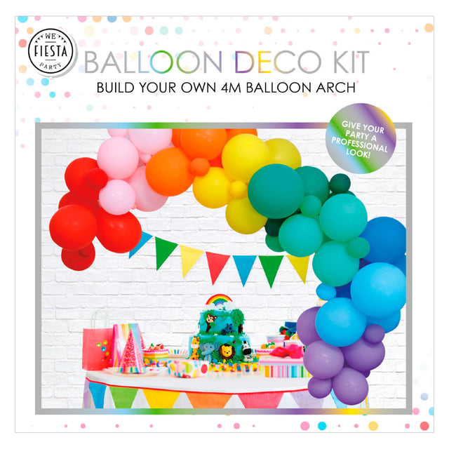 Set arco palloncini Globos arcobaleno