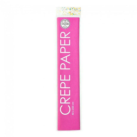 Carta crespa Globos rosa duro, 50x250 cm