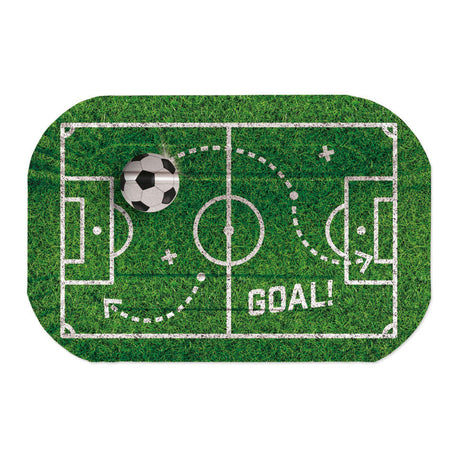 Piatti da portata in carta Globos 30x20cm calcio - 2 pz.