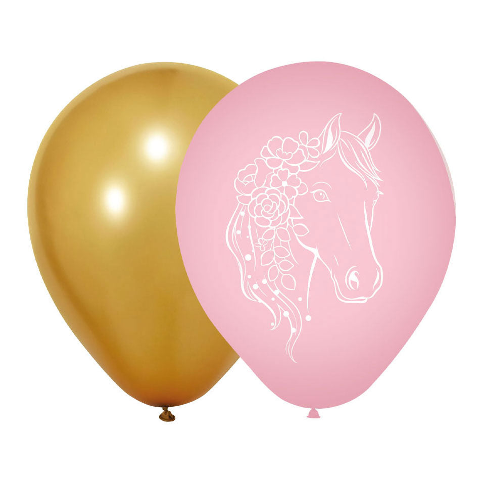 Palloncini Globos Cavalli da 12 pollici - 8 pz.