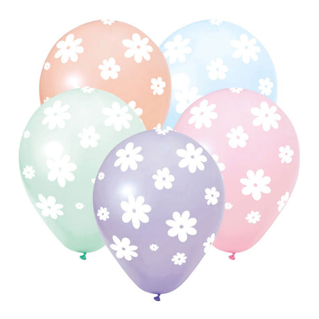 Palloncini Globos Margherite da 12 pollici - 8 pz.