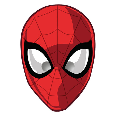 Globos maschere di carta spiderman mondo del web - 6 pz.
